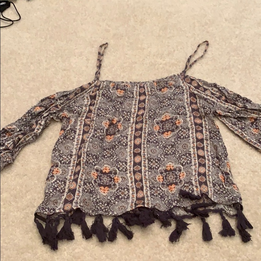 Flower patterned blouse